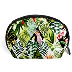 Flamingo Ropical Accessory Pouch (Large) Front