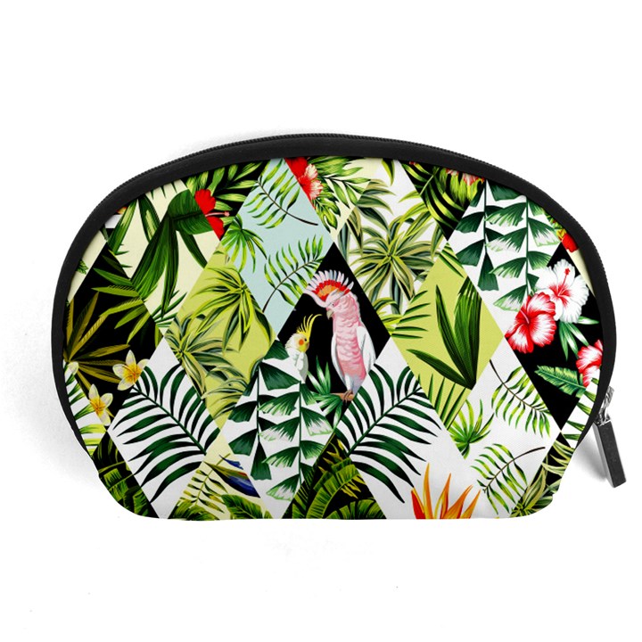 Flamingo Ropical Accessory Pouch (Large)