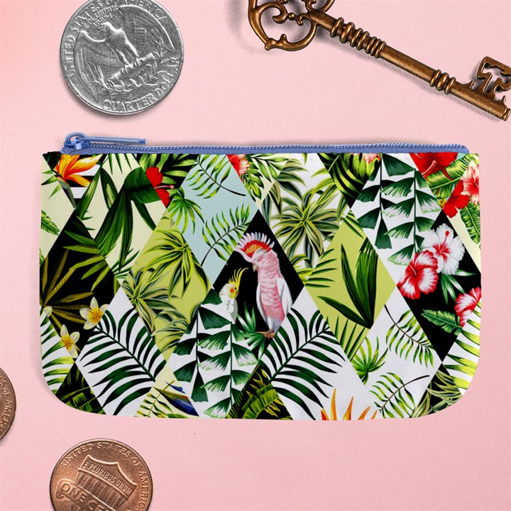 Flamingo Ropical Large Coin Purse