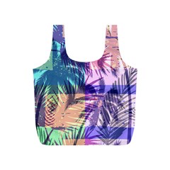 Purple Tropical Pattern Full Print Recycle Bag (s) by designsbymallika