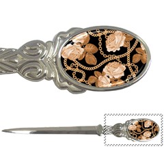 Offwhite Chain Pattern Letter Opener by designsbymallika