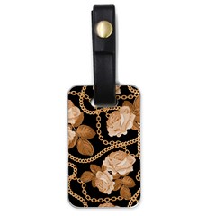 Offwhite Chain Pattern Luggage Tag (one Side) by designsbymallika