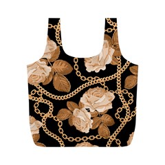 Offwhite Chain Pattern Full Print Recycle Bag (m) by designsbymallika