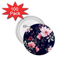 Printed Floral Pattern 1 75  Buttons (100 Pack)  by designsbymallika