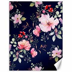 Printed Floral Pattern Canvas 12  X 16  by designsbymallika