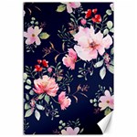 Printed Floral Pattern Canvas 12  x 18  11.88 x17.36  Canvas - 1