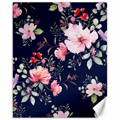 Printed Floral Pattern Canvas 16  X 20  by designsbymallika