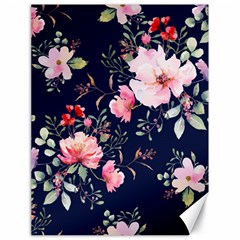 Printed Floral Pattern Canvas 18  X 24  by designsbymallika