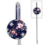 Printed Floral Pattern Book Mark Front