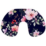 Printed Floral Pattern Travel Neck Pillow Front