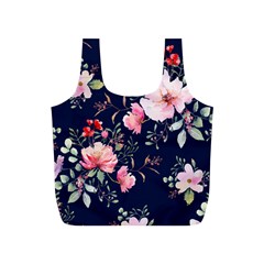 Printed Floral Pattern Full Print Recycle Bag (s) by designsbymallika