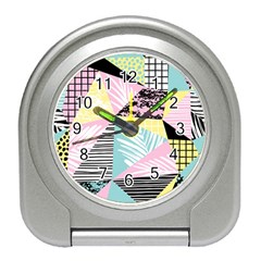 Mosaic Print Travel Alarm Clock by designsbymallika