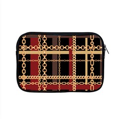 Red Black Checks Apple Macbook Pro 15  Zipper Case by designsbymallika