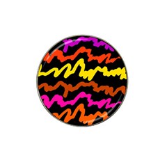 Multicolored Scribble Abstract Pattern Hat Clip Ball Marker (4 Pack) by dflcprintsclothing