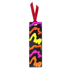 Multicolored Scribble Abstract Pattern Small Book Marks by dflcprintsclothing