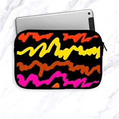 Multicolored Scribble Abstract Pattern Apple Ipad Mini Zipper Cases by dflcprintsclothing