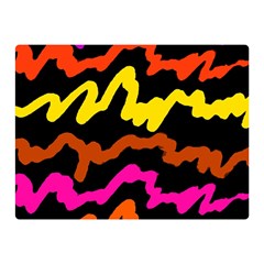 Multicolored Scribble Abstract Pattern Double Sided Flano Blanket (mini)  by dflcprintsclothing