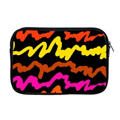 Multicolored Scribble Abstract Pattern Apple Macbook Pro 17  Zipper Case by dflcprintsclothing