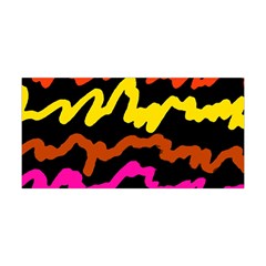 Multicolored Scribble Abstract Pattern Yoga Headband by dflcprintsclothing