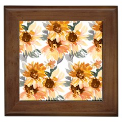 Sunflowers Framed Tile by Angelandspot