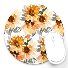 Sunflowers Round Mousepads by Angelandspot