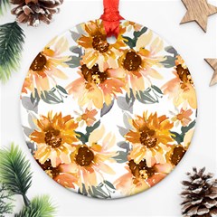 Sunflowers Ornament (round) by Angelandspot