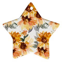 Sunflowers Ornament (star) by Angelandspot