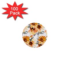 Sunflowers 1  Mini Buttons (100 Pack)  by Angelandspot