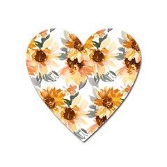 Sunflowers Heart Magnet by Angelandspot