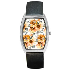 Sunflowers Barrel Style Metal Watch by Angelandspot