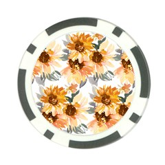 Sunflowers Poker Chip Card Guard by Angelandspot