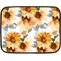 Sunflowers Fleece Blanket (mini) by Angelandspot