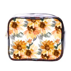 Sunflowers Mini Toiletries Bag (one Side) by Angelandspot