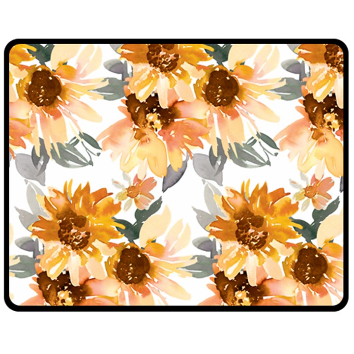 Sunflowers Fleece Blanket (Medium) 