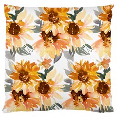 Sunflowers Large Cushion Case (two Sides) by Angelandspot