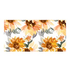 Sunflowers Satin Wrap by Angelandspot