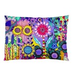 Double Sunflower Abstract Pillow Case 26.62 x18.9  Pillow Case