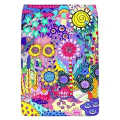 Double Sunflower Abstract Removable Flap Cover (l) by okhismakingart