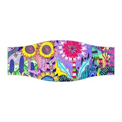 Double Sunflower Abstract Stretchable Headband by okhismakingart