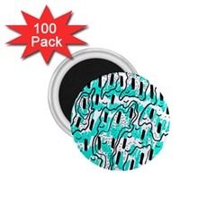 Doodle Art Minimal Drawing Pen 1 75  Magnets (100 Pack)  by HermanTelo