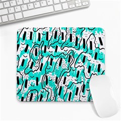 Doodle Art Minimal Drawing Pen Large Mousepads by HermanTelo