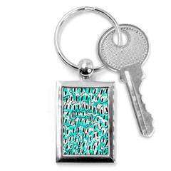 Doodle Art Minimal Drawing Pen Key Chain (rectangle) by HermanTelo