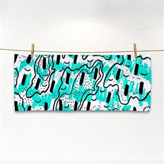 Doodle Art Minimal Drawing Pen Hand Towel