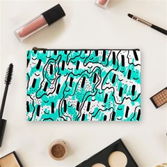 Doodle Art Minimal Drawing Pen Cosmetic Bag (medium)