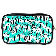 Doodle Art Minimal Drawing Pen Toiletries Bag (two Sides)