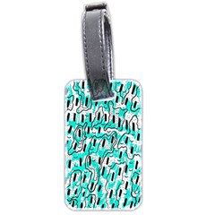 Doodle Art Minimal Drawing Pen Luggage Tag (two Sides)