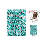 Doodle Art Minimal Drawing Pen Playing Cards Single Design (Mini) Back