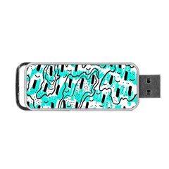 Doodle Art Minimal Drawing Pen Portable Usb Flash (two Sides)