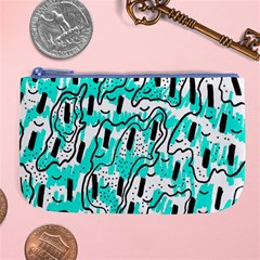 Doodle Art Minimal Drawing Pen Large Coin Purse