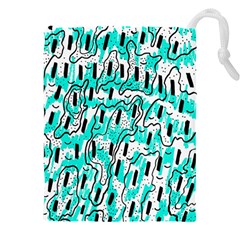 Doodle Art Minimal Drawing Pen Drawstring Pouch (4xl)